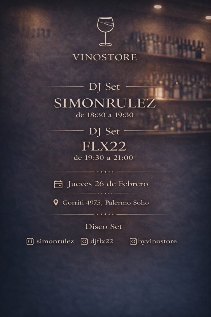 DJ set Felix Monzon FLX22 en Palermo