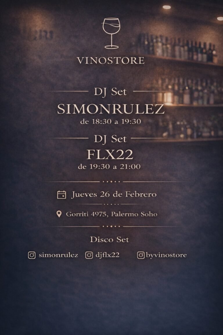 DJ set Felix Monzon FLX22 en Palermo