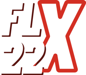 DJ FLX22 logo. Dj de música electrónica. House, Deep, Tech, Ambient, Old School.
